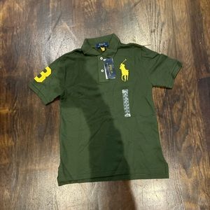 Green/Yellow polo shirt